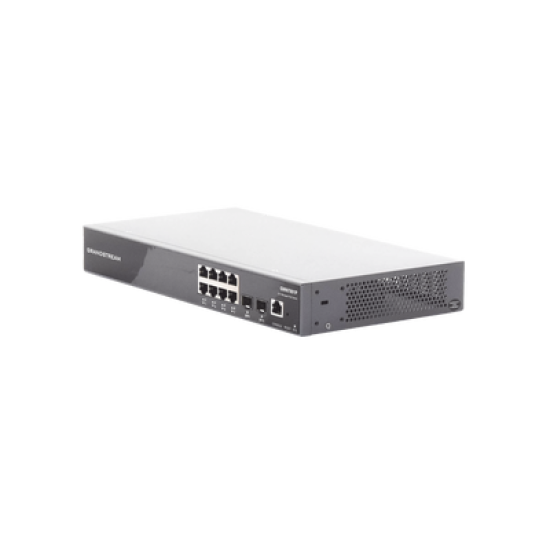 Switch PoE+ Gigabit Administrable / 8 puertos 10/100/1000 Mbps + 2 Puertos SFP Uplink / Hasta 120W / Compatible con GWN Cloud.