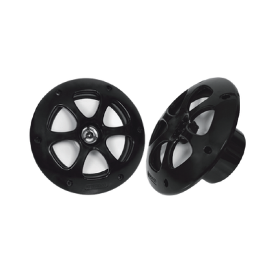 Par de altavoces fabricado en grado marinos en color negro de 6.5