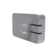 Cargador Ultra Slim 65W Nexode Pro| Diseño de Pared Plano | 3 Puertos de Carga Rápida | 2 USB-C | 1 USB-A | Tecnología GaNInfinity | PD3.1 de 65W / QC4.0 | Tecnología de Protección Térmica | Optimiza la Carga | Ca
