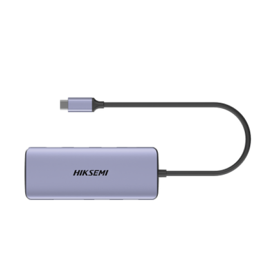 Hub (Adaptador) USB - C / 8 en 1 / 1 Salida HDMI (4K) / 1 Salida USB 2.0 / 3 Salidas USB 3.0 / 1 Salida SD (Memoria SD) / 1 Salida TF (Micro SD) / 1 Entrada USB - C (Carga Rapida / 100 Watts)