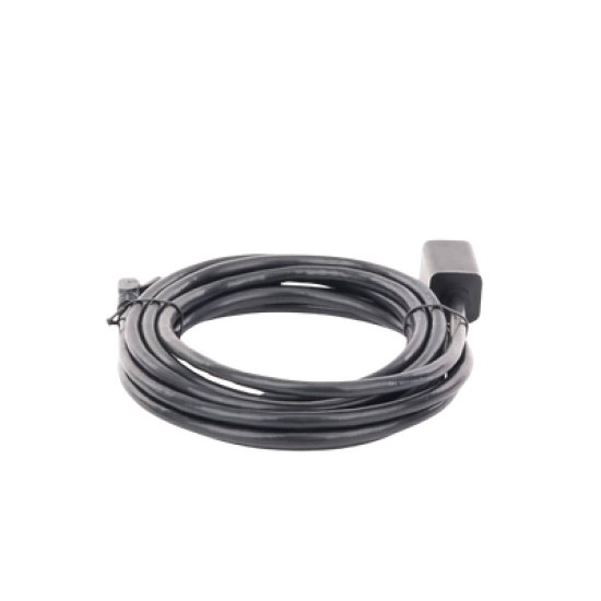 Cable de Extensión Cat6 RJ45 F/UTP / Macho a Hembra / 3m / Método de conexión 568B / Velocidad de transmisión 1000Mbps / Ancho de banda del canal 250MHz /Caja de Cobre / Negro