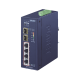Switch PoE Industrial No Administrable de 4 Puertos PoE 10/100/1000T 802.3at, 2 Puertos SFP 10/1000X