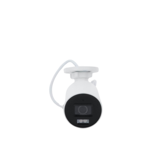 [Dual Light + ColorVu] Bala IP 8 Megapixel (4K) / Lente 2.8 mm / 40 mts IR + 40 mts Luz Blanca /  Microfono Integrado / Exterior IP67 /   WDR 130 dB / ACUSENSE (Filtro de Falsas Alarmas) / Captura Facial / PoE / Metal / ACUSEARCH