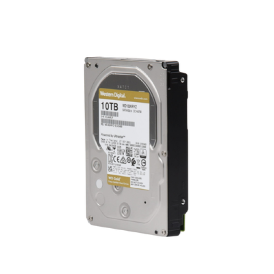 Disco Duro Gold de 10 TB / 7200 RPM / Optimizado para NAS, RAID, Data Center y NVRs de Gran Capacidad / Uso 24-7 / Proteccion Antivibración / 5 Años de Garantia / HelioSeal