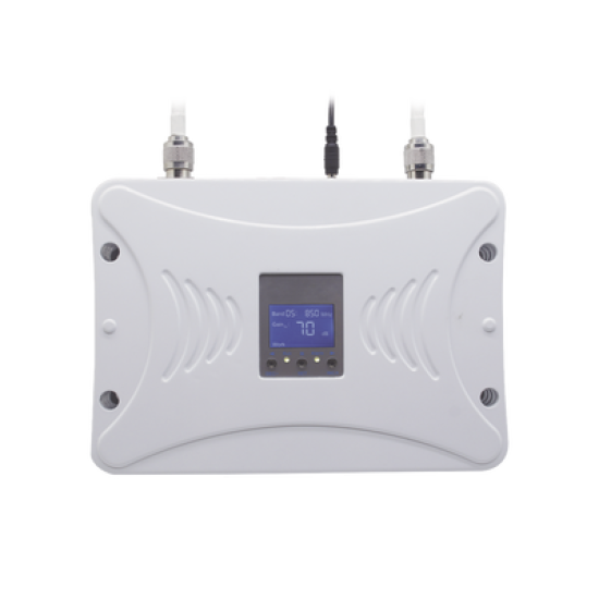 Kit Amplificador de Señal Celular 4G LTE, 3G y Voz. Funciona con Todos los Operadores. Soporta Múltiples Dispositivos y Tecnologías. Hasta 1000 metros cuadrados de Cobertura