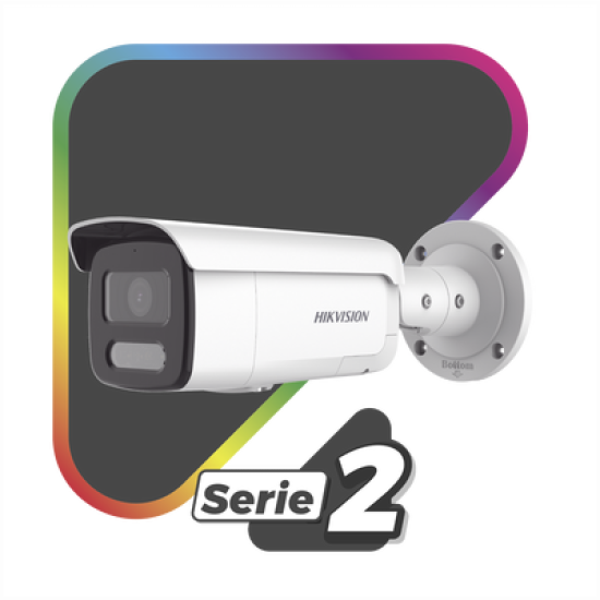 [ PROTECCIÓN ACTIVA ] Bala IP 4 Megapixel / Imagen a Color 24/7 / PoE / Lente 4 mm / Luz Blanca 60 mts / Exterior IP67 / Luz Intermitente y Alerta de Audio / Videoanaliticos (Filtro de Falsas Alarmas) / WDR 130 dB / Captura Facial  / ACUSEARCH