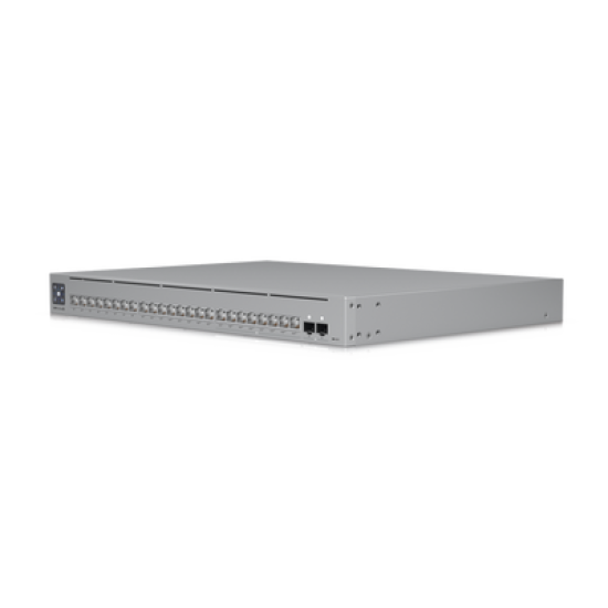 UniFi Switch Pro Max 24 POE, 24 puertos (8 puertos POE++ 2.5 GbE y 16 puertos GbE POE+), 2 puertos SFP+ 10G, 400W, pantalla táctil