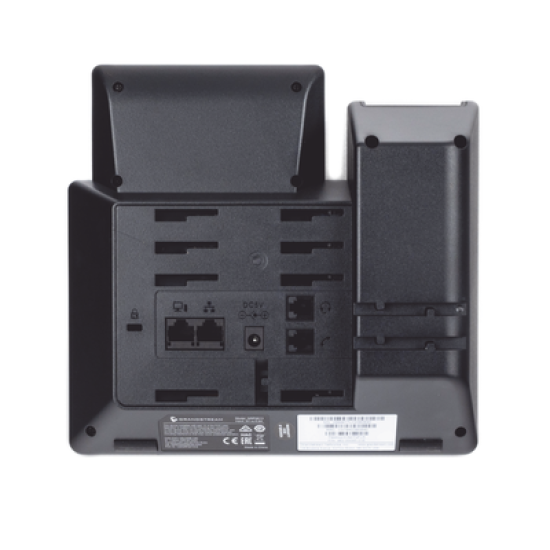 Teléfono IP Grado Operador, 3 líneas SIP con 6 cuentas, puertos Gigabit,PoE,  pantalla a color 2.4