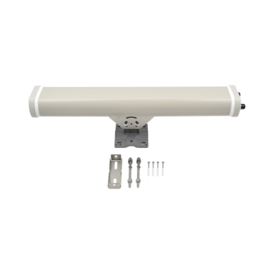 Antena Sectorial de 70° de Apertura en 2.4 GHz de 14 dBi  de Ganancia, Con 2 Conectores N-Hembra, Polaridad Cruzada