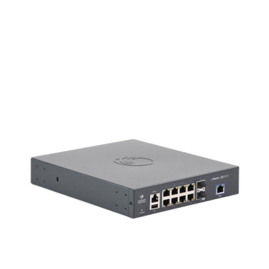 Switch inteligente cnMatrix EX2010 capa 3 de 13 puertos (8 Ethernet Gigabit, 2 SFP, 1 consola, 1 MNGMT, 1 USB) administración desde la Nube