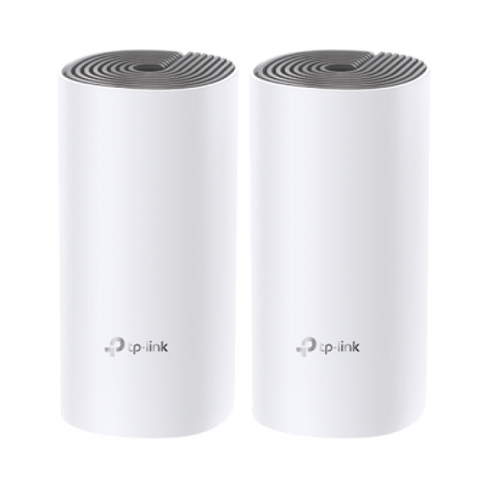 Kit de Router inalámbrico mesh Deco E4 para Hogar / Doble banda AC 1200  / 2 puertos 10/100 Mbps / Compatible con amazon alexa.