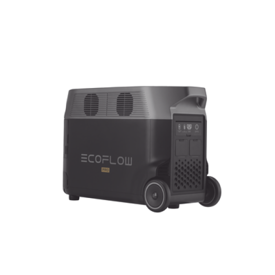 Estación de Energía Portátil DELTA PRO 3600Wh Litio LFP / 5 AC 3600W (7200W Pico) / 2 USB-C 200W / Capacidad para Aumentar Respaldo / Cargador de Coche 10A a 12.6V / Conectividad WiFi y Bluetooth (App) / Carga Solar 1600W Max.