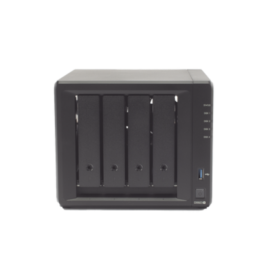 Servidor NAS de 4 Bahías (Expandible a 9 Bahías) / Hasta 162 TB / Servicio Nube Gratis (P2P) / Administración Remota y Respaldo Programado