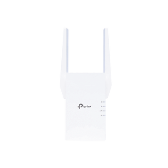 Repetidor / Extensor de Cobertura WiFi AX 1500 Mbps, doble banda 2.4 GHz y 5 GHz, con 1 puerto 10/100/1000 Mbps