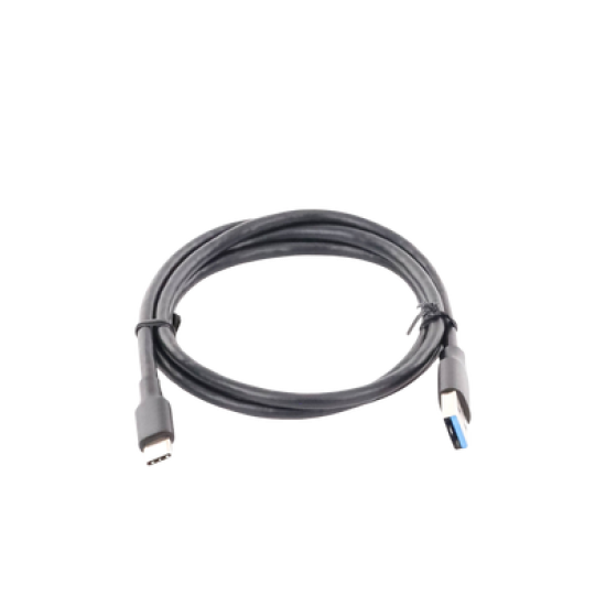 Cable USB-A a USB-C | 1 Metro | Carga y Sincronización de Datos | Carga Rápida 60W | Datos 5 Gbps | QC 3.0/2.0 | FPC | AFC | Protección Integrada | Duradero y Flexible| Caja ABS | Cubierta de TPE | Color Negro.
