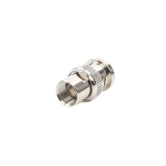 Conector BNC Macho de Rosca para Cable RG-58/U, RG-142/U, Níquel, Oro, Delrin. .