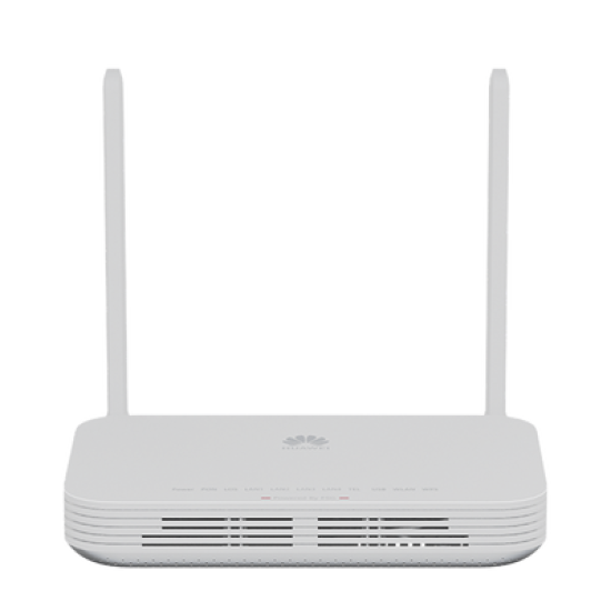 HUAWEI MiniFTTO - ONU Wi-Fi 6 doble banda / 2.976 Gbps / 4 puertos 10/100/1000 Mbps + 1  GPON (SC/UPC) + 1 puerto POST / Downstream 2.488 Gbps / Upstream 1.244 Gbps / Ganancia de Antena 5dBi / Beamforming / Roaming / MIMO 2X2 / Administración Nube