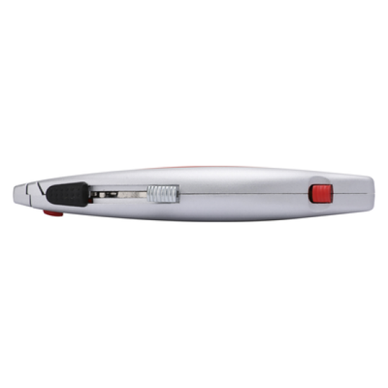 Navaja Uso Rudo con Cortador de Cable, Cuerpo Metálico, Mango Ergonómico (Con 5 Hojas de Repuesto).