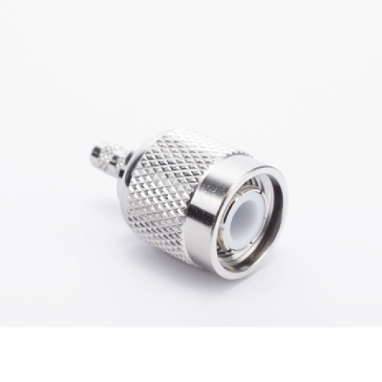 Conector TNC Macho de Anillo plegable  para cables RG-174/U, BELDEN 8216.