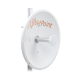 Antena Direccional de alto rendimiento / diámetro  de 60 cm / 4.9-6.4 GHz / Ganancia 30 dBi / SLANT de 45 ° y 90 ° / Ideal para 30 km / Conector N-Hembra / Montaje  y jumpers incluidos.
