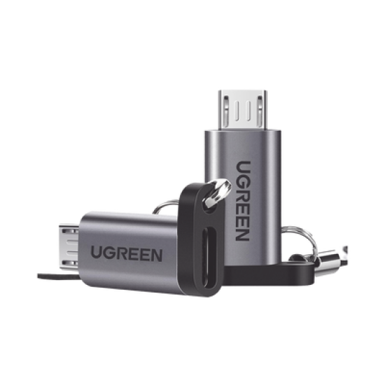 Adaptador USB-C 3.1 a Micro USB | Carga Rápida | FPC/QC2.0 | Sincronización de Datos | Velocidad de Transferencia de hasta 480Mbps | Incluye Cordón | Caja de Aluminio | Múltiples Protecciones | Amplia Compatibilidad.