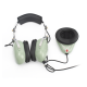 Auriculares estilo Muff-Mic para operaciones de mantenimiento y rampas en aeropuertos