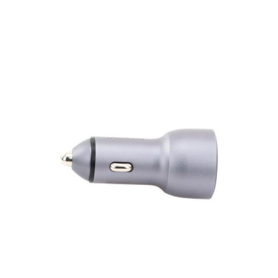 Cargador de Auto 42.5W | Puerto USB-A y USB-C | Carga Rápida | Compatible con Vehículos de 12 y 24 VCD | PD3.0 + QC3.0 | Chip Inteligente | Diseño Compacto  Mayor Eficiencia Energética | Caja de Aluminio.