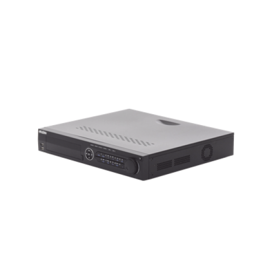 DVR 32 Canales TurboHD + 16 Canales IP / 4 Megapixel / 4 Bahías de Disco Duro / POS / 4 Canales de Audio / Videoanalisis / 16 Entradas y 4 salidas de Alarma