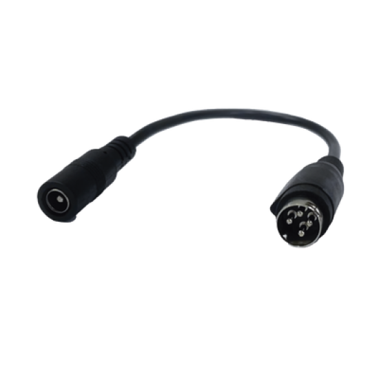 Adaptador Universal DC Hembra a Minidin 4 Pines Macho / Recomendado para DVR´s epcom / HIKVISION