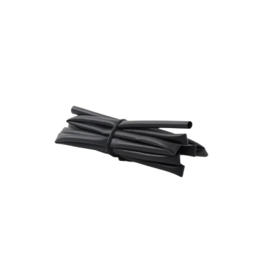 Tubo Termoencogible (Termofit) Negro de 1.2 m, 1/8