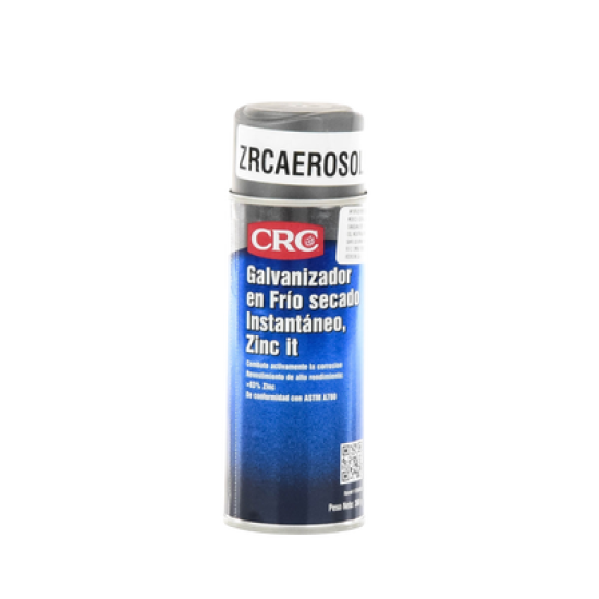 Compuesto Zinc en Aerosol  para Retoque de Piezas Galvanizadas por Inmersión en Caliente (386 gr.).