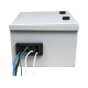KIT de Gabinete de Poliéster (300 x 400 x 200 mm) + Controlador de Carga con Switch PoE (5) + Batería de 12V 7Ah