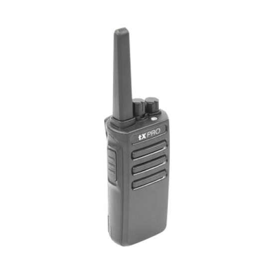 Radio Portátil UHF, 5W de Potencia, Scrambler de Voz, Alta Cobertura, 400-470 MHz, 16 canales preconfigurados
