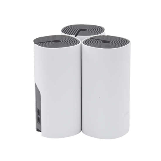 Kit de Router inalámbrico mesh Deco E4 para Hogar / Doble banda AC 1200  / 2 puertos 10/100 Mbps / Compatible con amazon alexa.