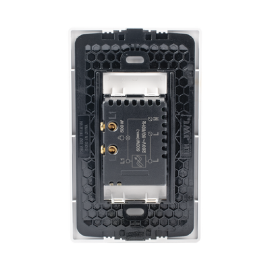 Dimmer Rotativo para Lamparas Incandescentes y/o Halógeno 300W / 127 V~ 60 Hz.