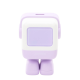 Cargador Mini GaNRobot 30W serie Nexode | 1 USB-C de Carga Rápida | Tecnología GaN II | Multiprotocolo PD/QC/SCP/FCA | Carga Inteligente | Pantalla LED | Zapato Magnético Extraíble | Thermal Guard | Color Lila.