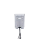 Estación de Alarma de Pánico / Cámara de 2 Megapixel / Micrófono Integrado / Exterior IP65 / Protección IK10 / PoE / 10 mts IR  / Entradas y Salidas de Alarma
