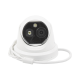 Turret IP Dual / Térmica 1.8 mm (160 x 120) / Óptico 2 mm (4 Megapixel) / Detección de Personas 53 mts / 15 mts IR / Exterior IP67 / PoE / Termométrica / Detección de Temperatura / Sirena y Luz / Micro SD 32 GB Incluida 