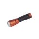 Linterna LED Portátil Recargable 500 Lúmenes con Luz Frontal y Lateral de Trabajo. Lámpara con tapa de Extremo con Imán, USB-C