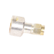 Adaptador UNIDAPT Hembra a SMA Macho, Plata / Oro / Teflón.