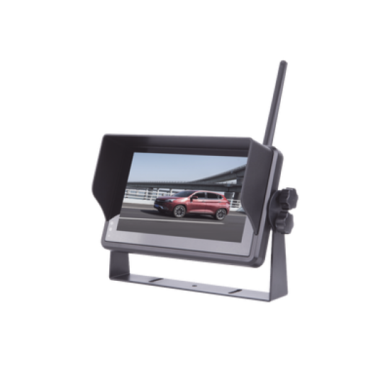 Sistema Profesional Inalámbrico de Cámara de Reversa Infrarroja y Monitor Touch de 7