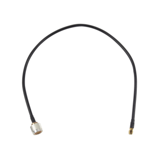 Jumper de 60cm con Cable LP240 y conectores N Macho y SMA Macho Inverso.