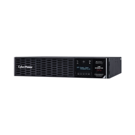UPS de 3000 VA/3000 W, Topología Línea Interactiva, Entrada 120 Vca NEMA L5-30P, Onda Senoidal Pura, Torre o Rack de 2 UR, Con 8 Tomas 5-20R y 1 L5-30R