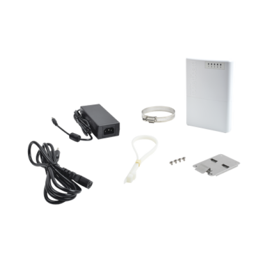 (PowerBox) RouterBoard, 5 Puertos Fast Ethernet con PoE Pasivo, para exterior