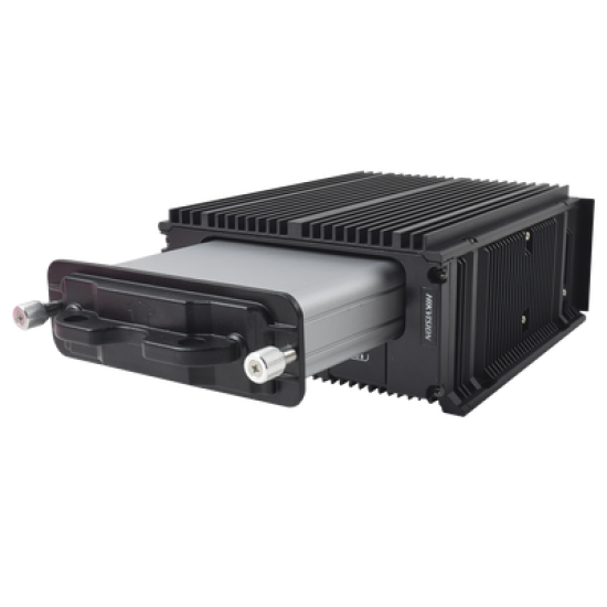 NVR Móvil de 8 Canales de 2 Megapixel / 8 Puertos PoE / 2 Bahías de Disco Duro / Incluye Modulo GPS, WiFi y 4G