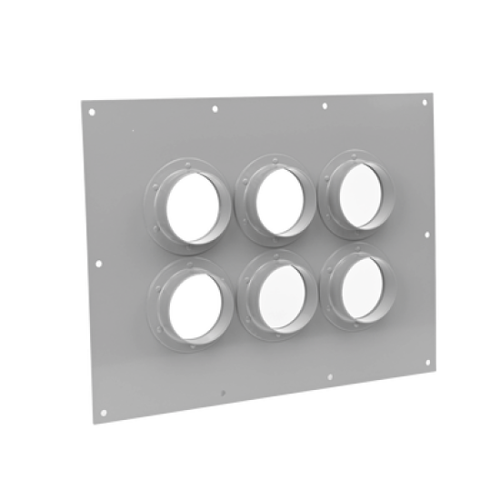 Placa Pasamuro Con Capacidad de 6 Botas de 4