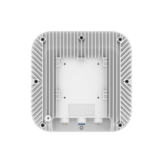 Punto de Acceso Wi-Fi 6 Industrial para Exterior Sectorial 60°, hasta 5.95 Gbps, MU-MIMO 4x4, Filtros Anti Interferencia y Auto Optimización con IA, puerto eth 2.5G y SFP