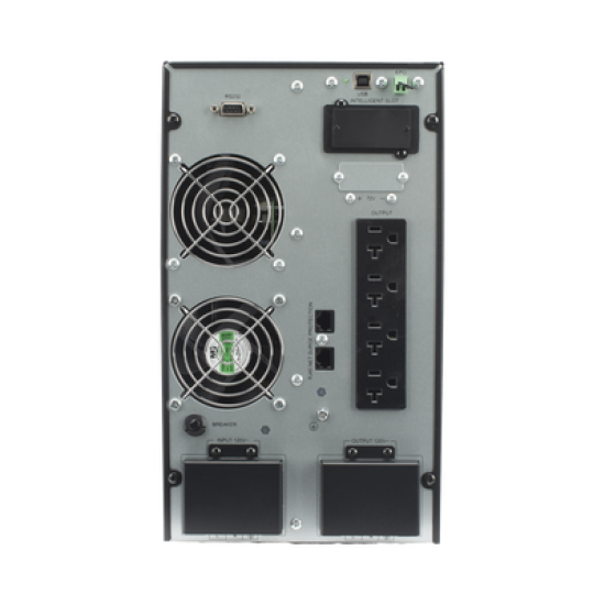 UPS 2,000VA/1,800W Online Doble Conversión /Pantalla LCD / 4 tomas 5-15R / Regulación de Voltaje / Protección RJ45