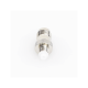Adaptador en Línea, de Conector TNC Hembra a FME Hembra, Niple Europeo, Níquel/ Oro/ Teflón.