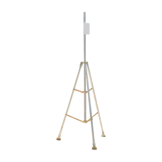 Kit de Montaje de Tripie con Mástil de 3 metros Ideal para instalar Antenas, Radios, Cámaras, etc...